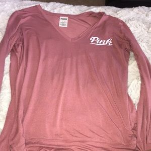 pink super soft long sleeve in rose pink